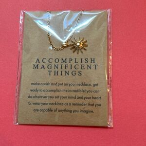 Accomplish Magnificent Things Necklace